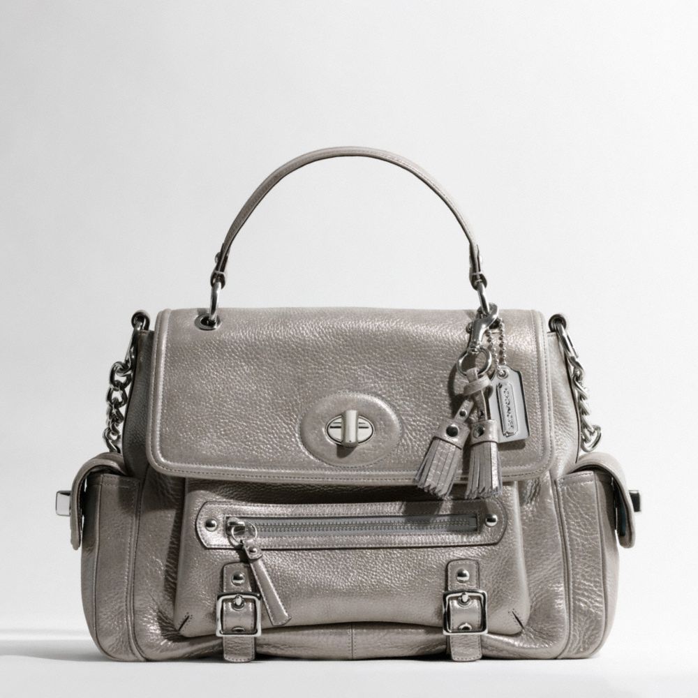 METALLIC LEATHER SHOULDER FLAP $798.00