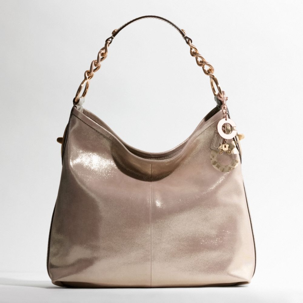 Peyton Metallic Leather Shoulder Bag $498.00