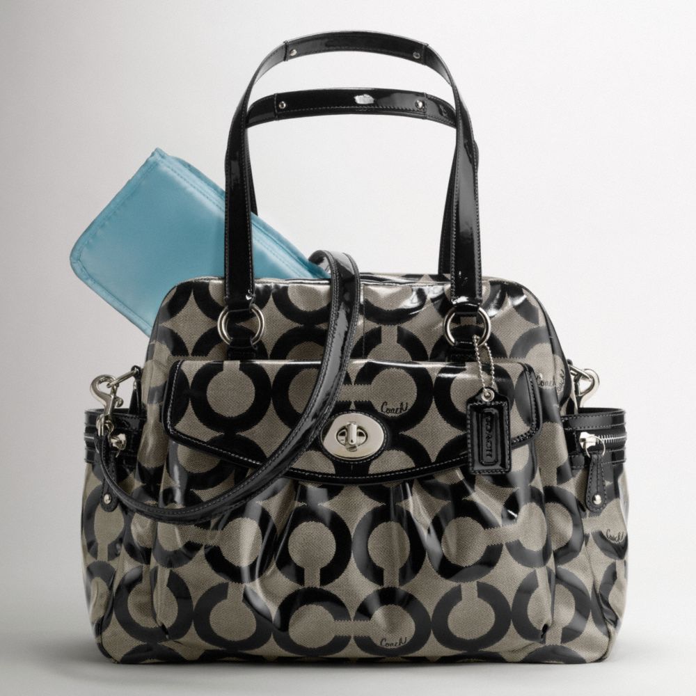 ADDISON COATED OP ART EVERYTHING TOTE $458.00