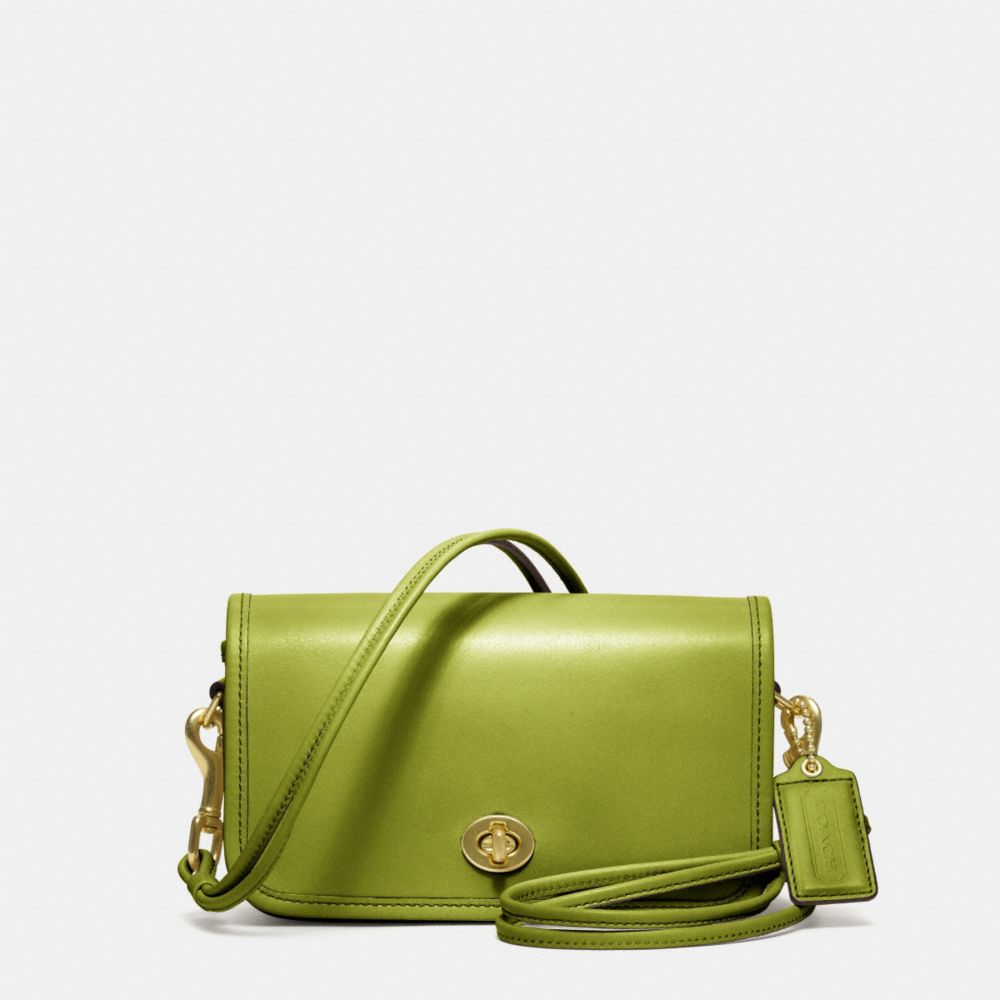 COACH CLASSIC LEATHER SHOULDER PURSE