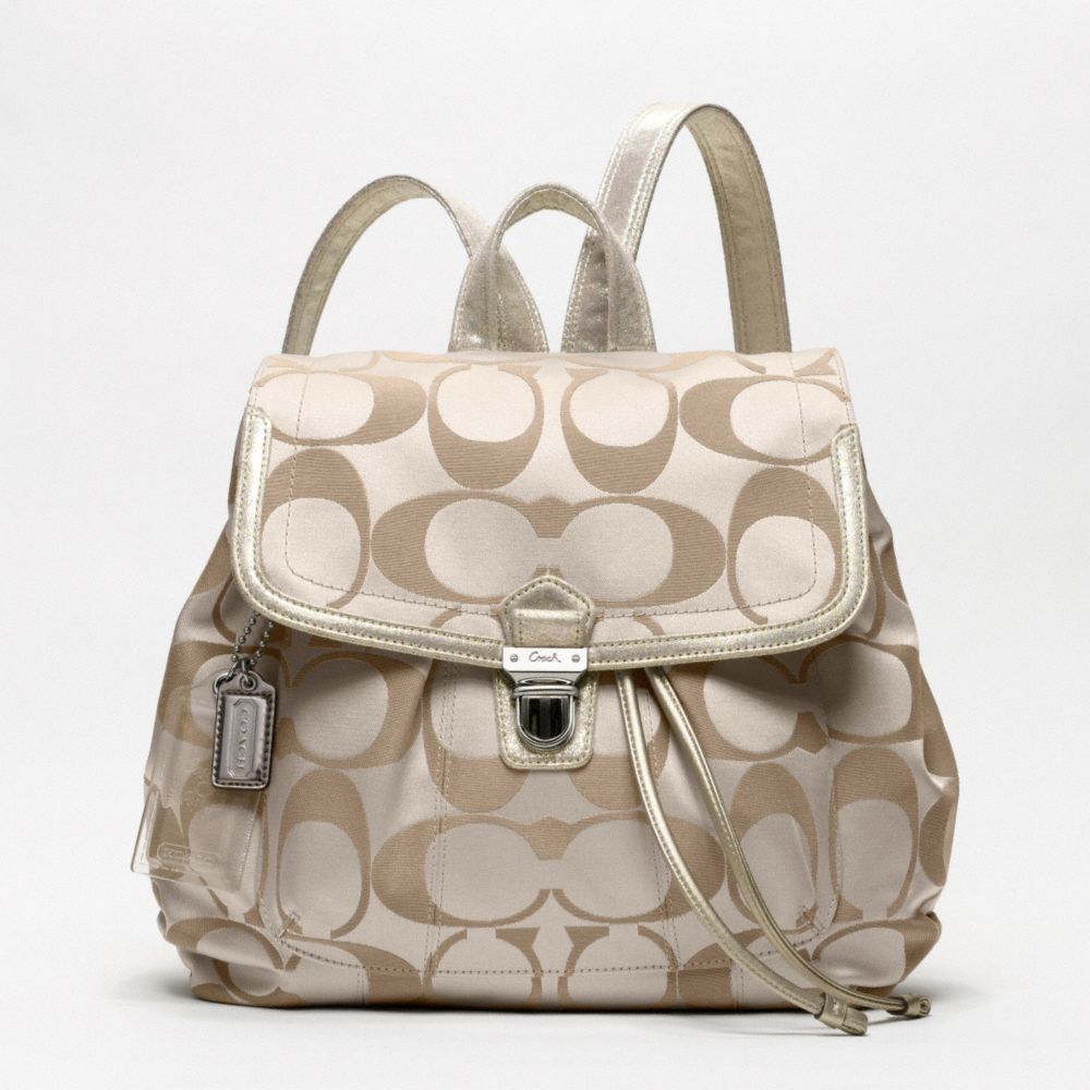 coach backpacks poppy