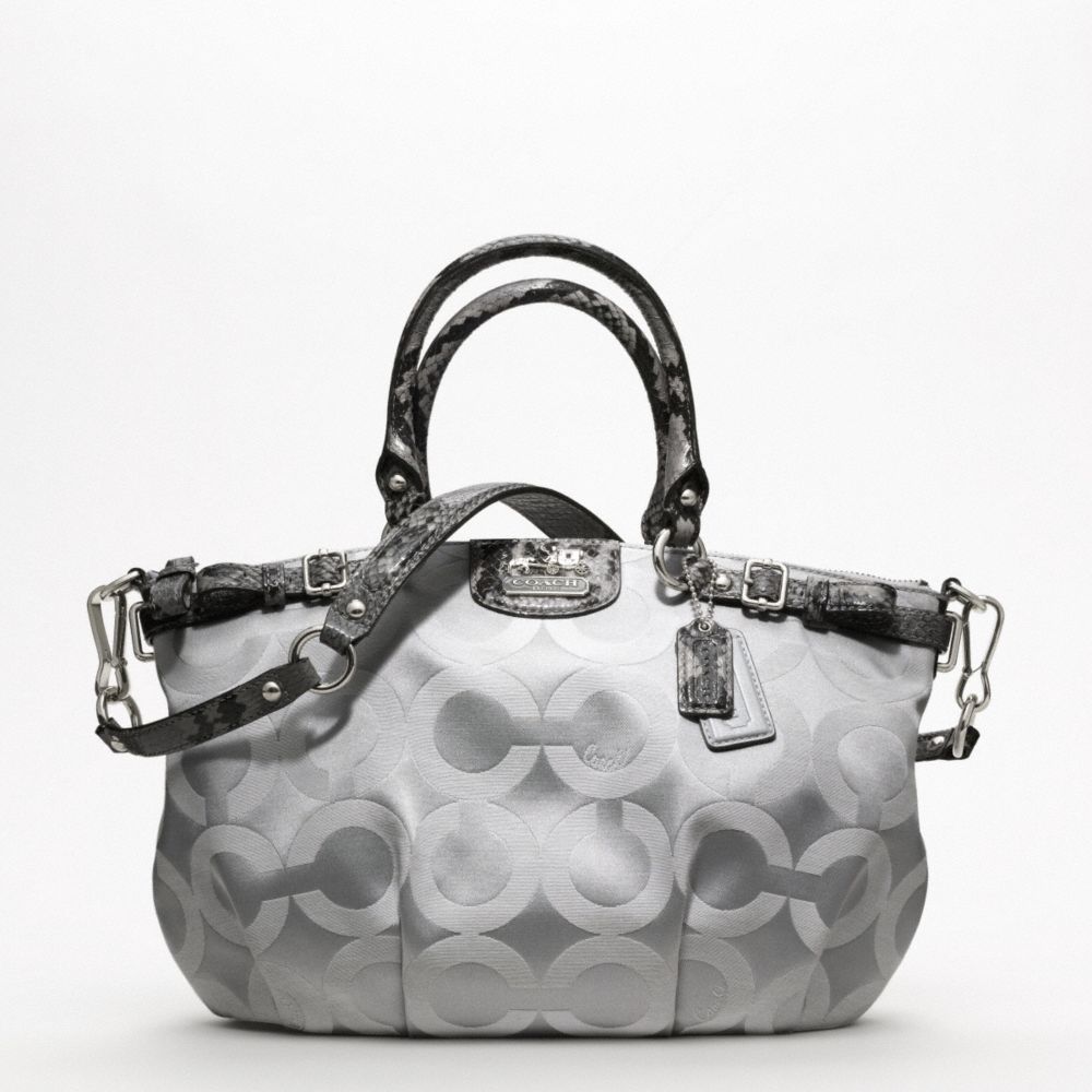 MADISON OP ART SATEEN SOPHIA SATCHEL