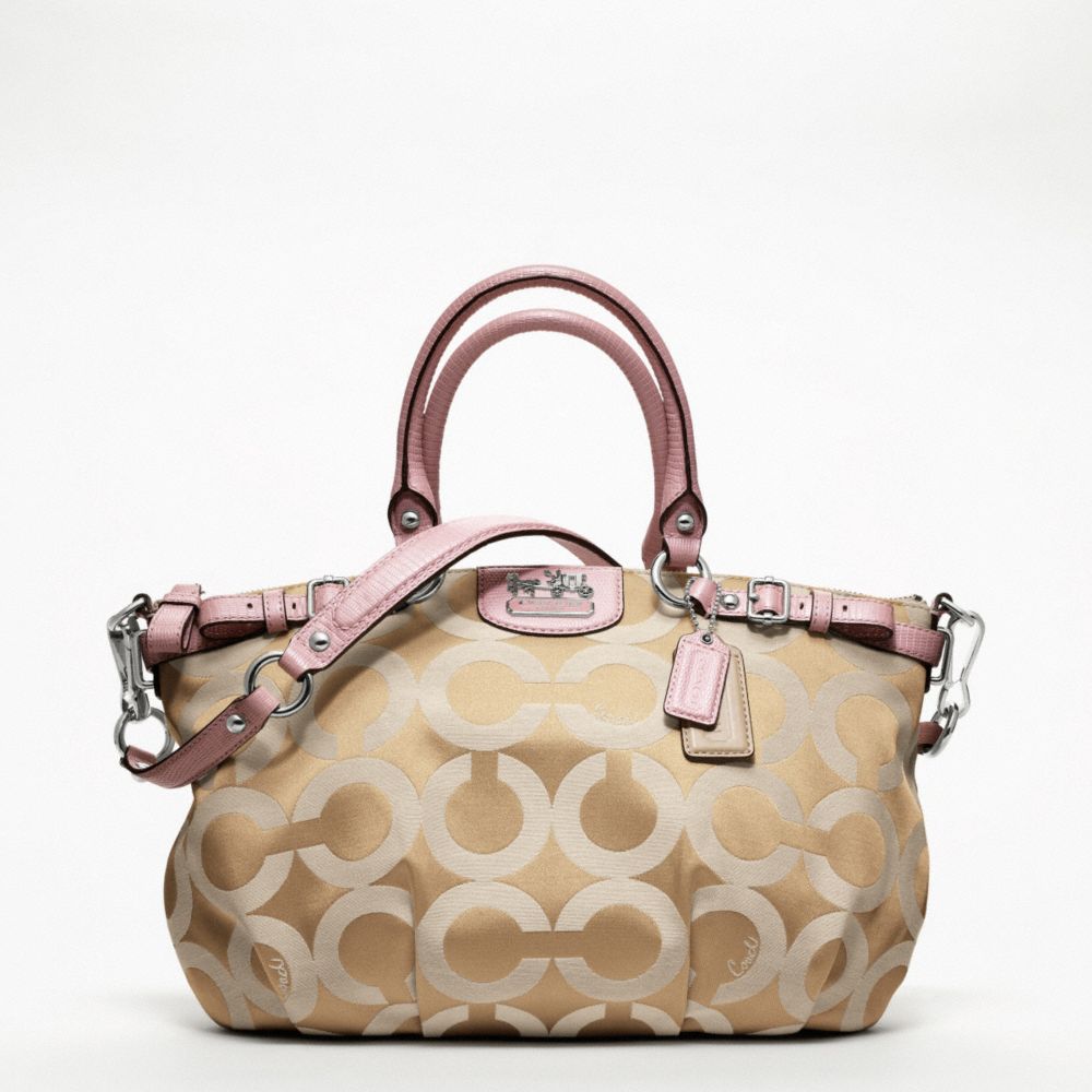 MADISON OP ART SATEEN SOPHIA SATCHEL
