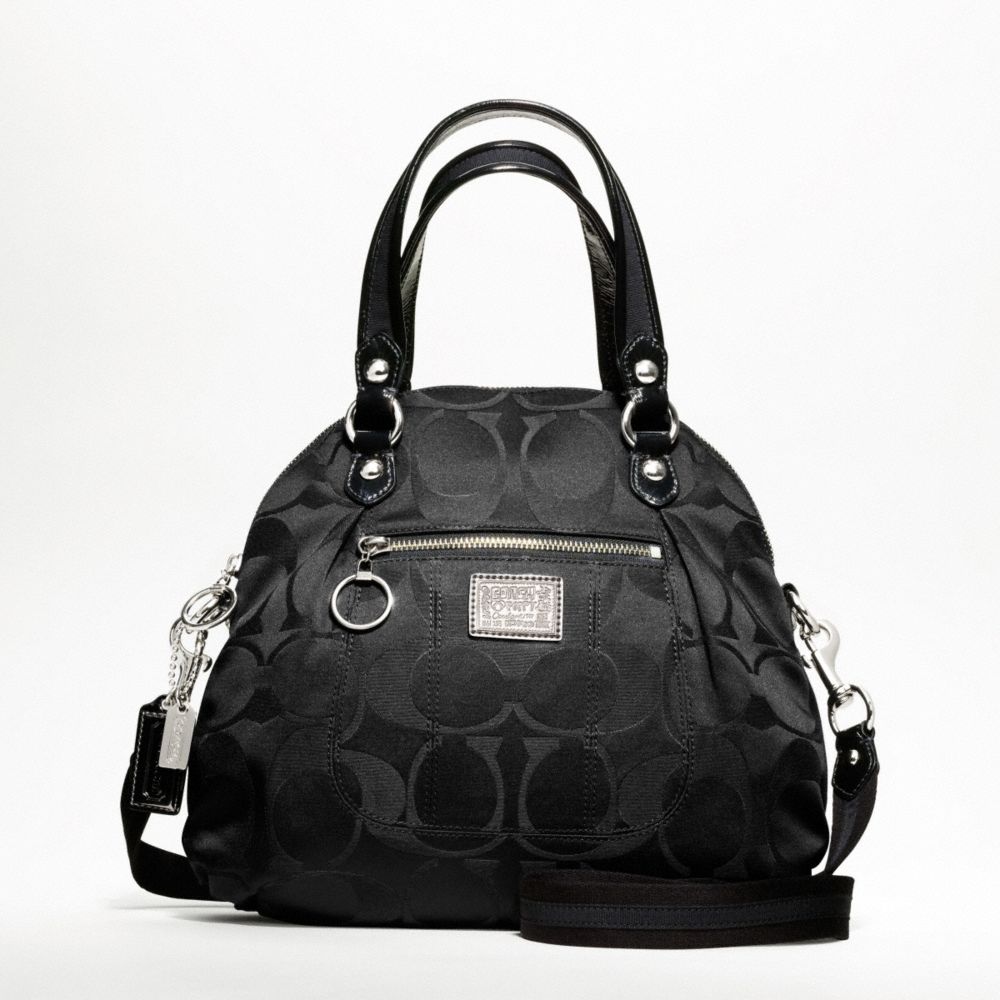 POPPY SIGNATURE SATEEN FOLDOVER CROSSBODY