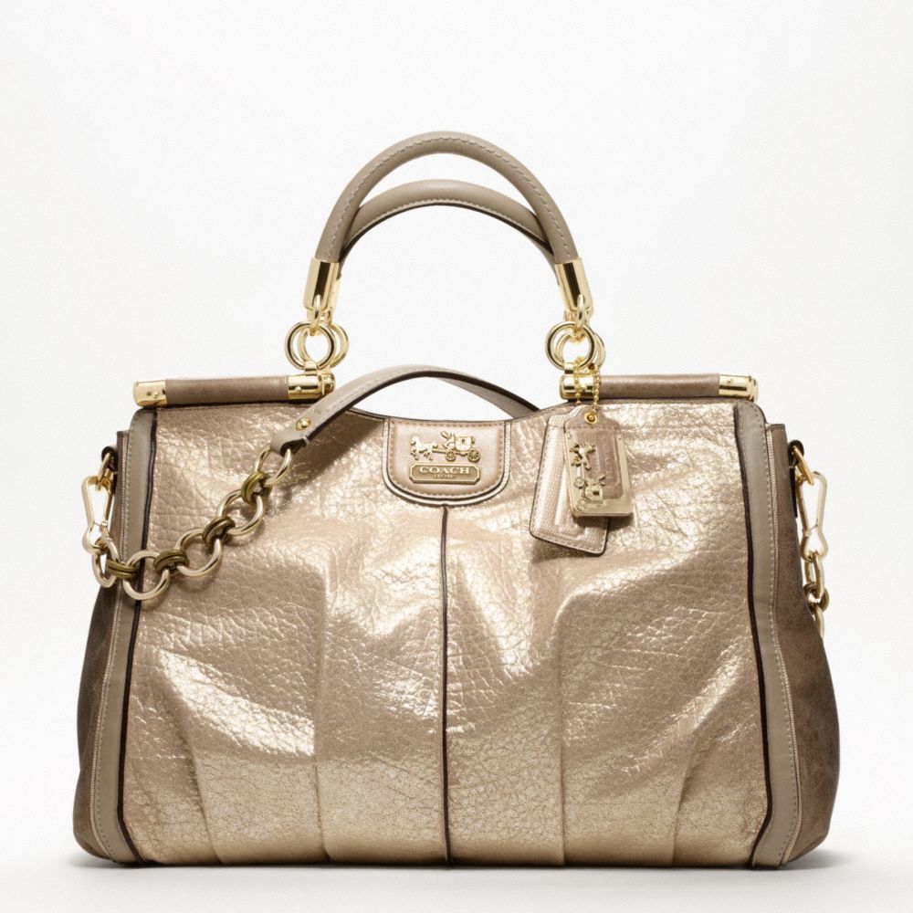 MADISON FLAGSHIP METALLIC LEATHER SPECTATOR CAROLINE DOWEL