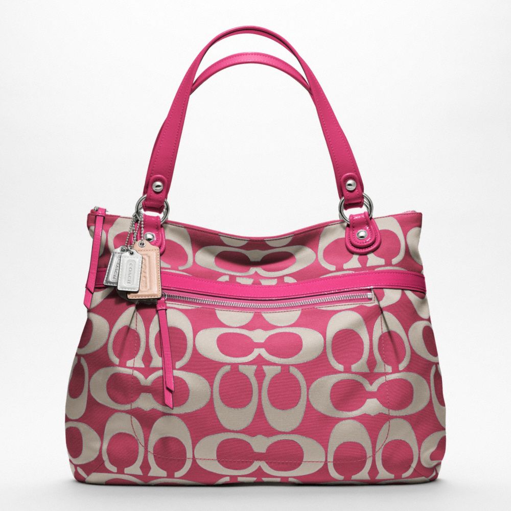 coach satchels poppy