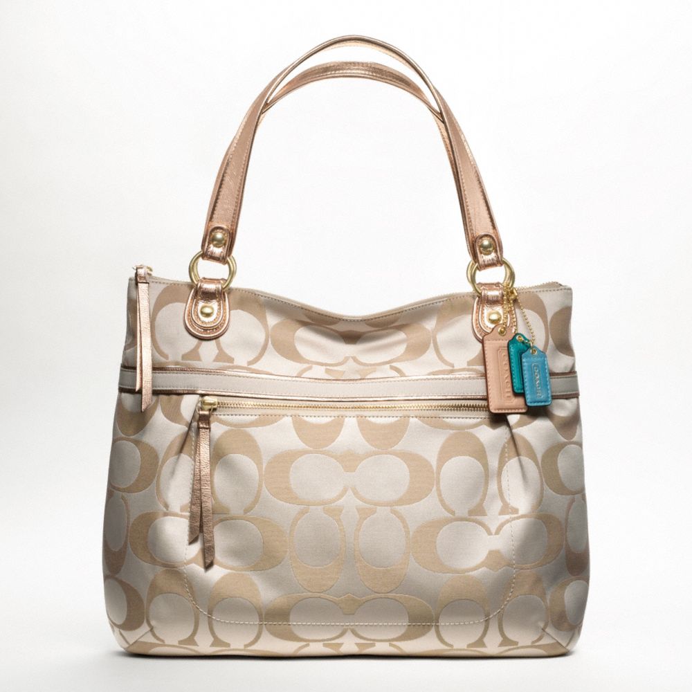 POPPY SIGNATURE SATEEN GLAM TOTE