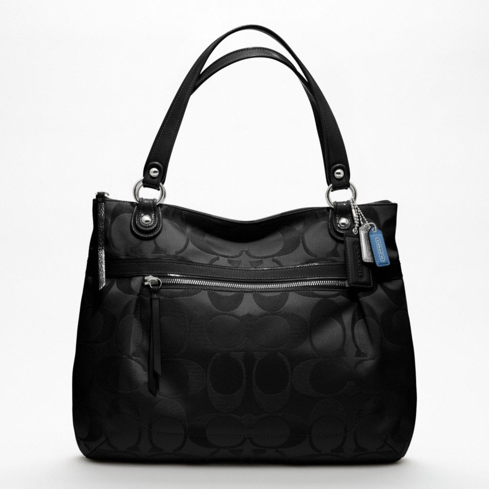 POPPY SIGNATURE SATEEN GLAM TOTE