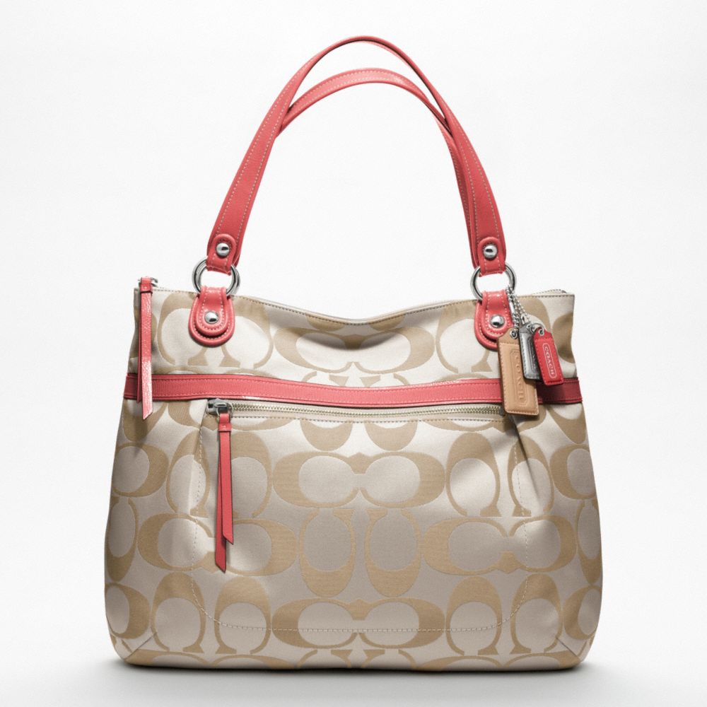 POPPY SIGNATURE SATEEN GLAM TOTE
