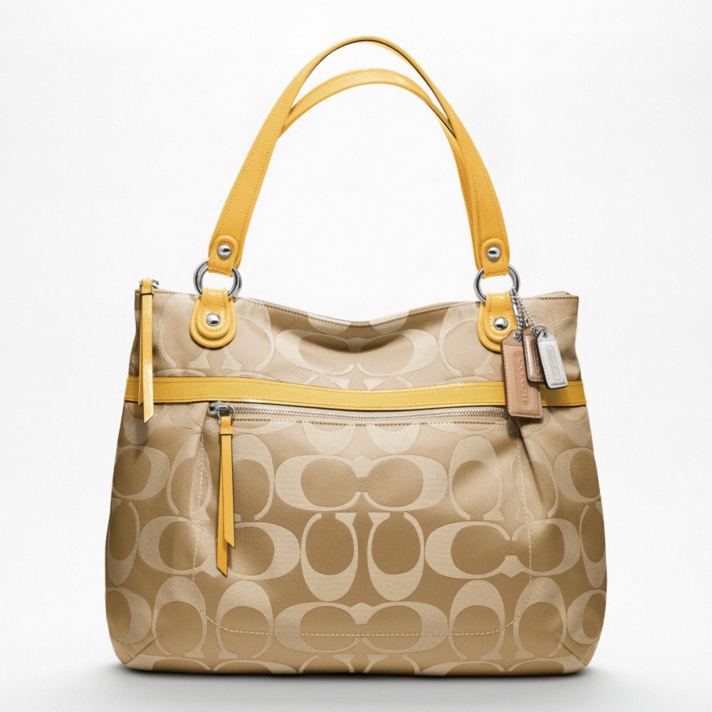 POPPY SIGNATURE SATEEN GLAM TOTE