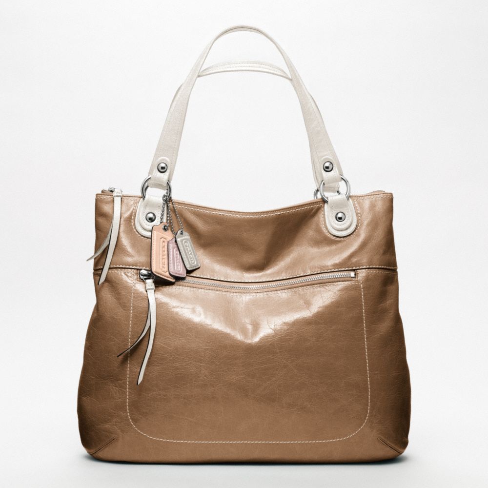 POPPY LEATHER SPECTATOR GLAM TOTE