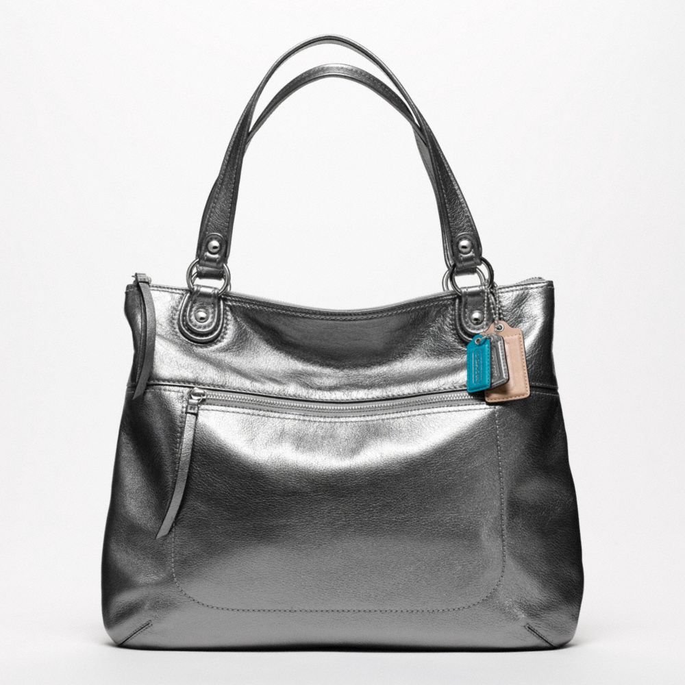 POPPY LEATHER GLAM TOTE