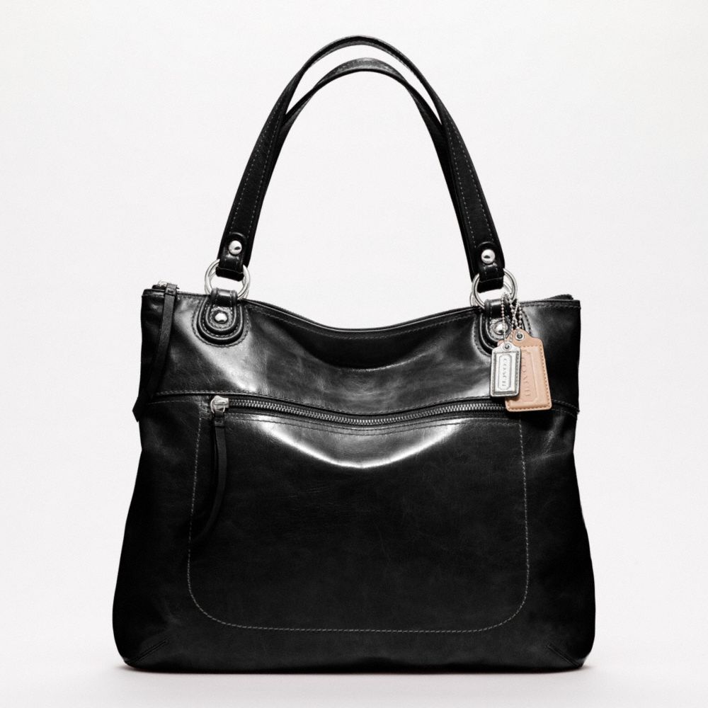 POPPY LEATHER GLAM TOTE