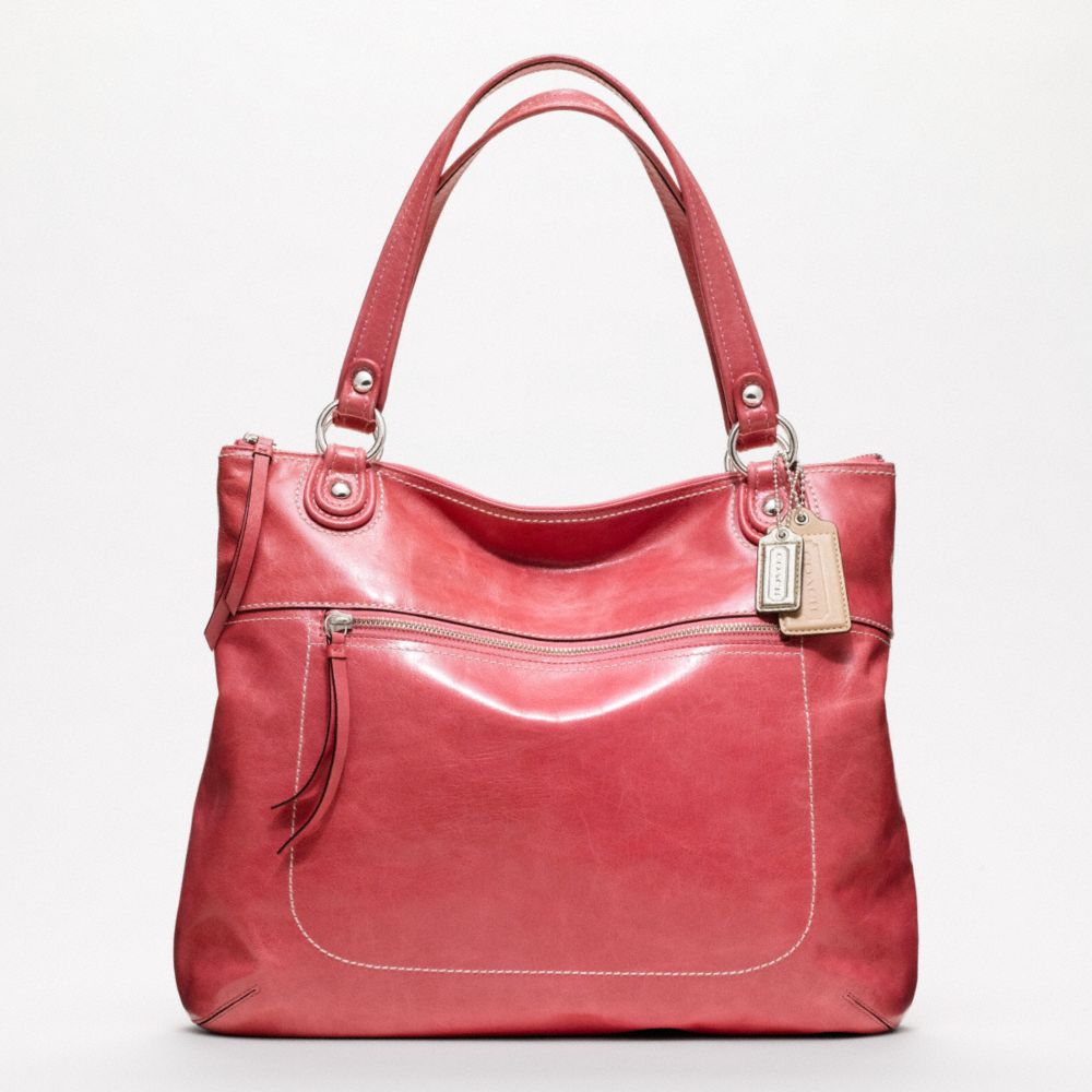 POPPY LEATHER GLAM TOTE