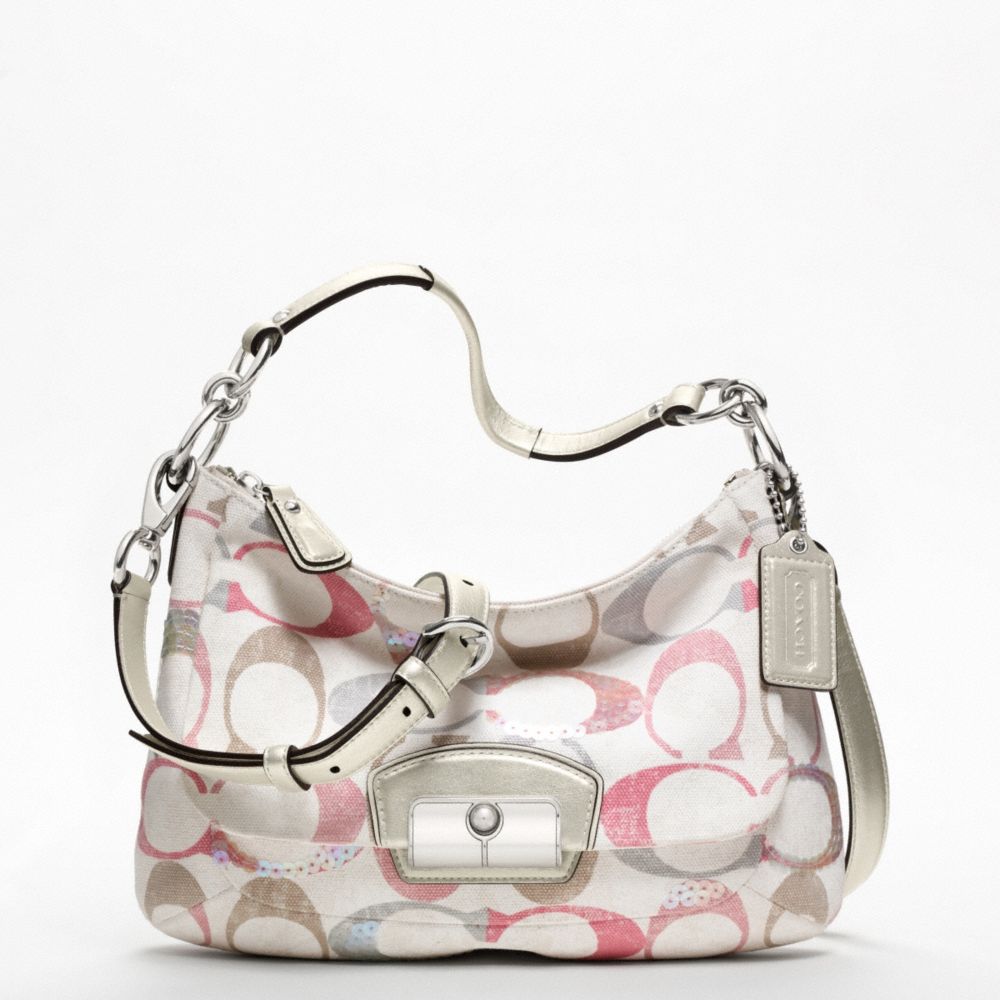 KRISTIN EMBELLISHED SIGNATURE CROSSBODY