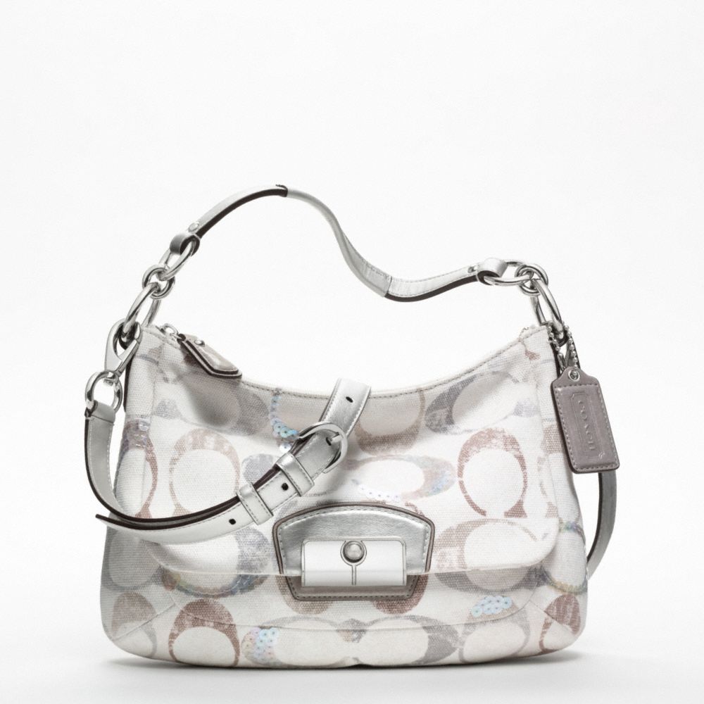 KRISTIN EMBELLISHED SIGNATURE CROSSBODY