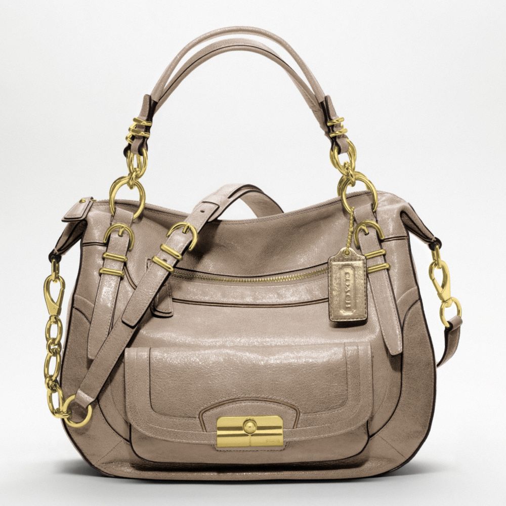 KRISTIN PINNACLE LEATHER LAILA ROUND SATCHEL