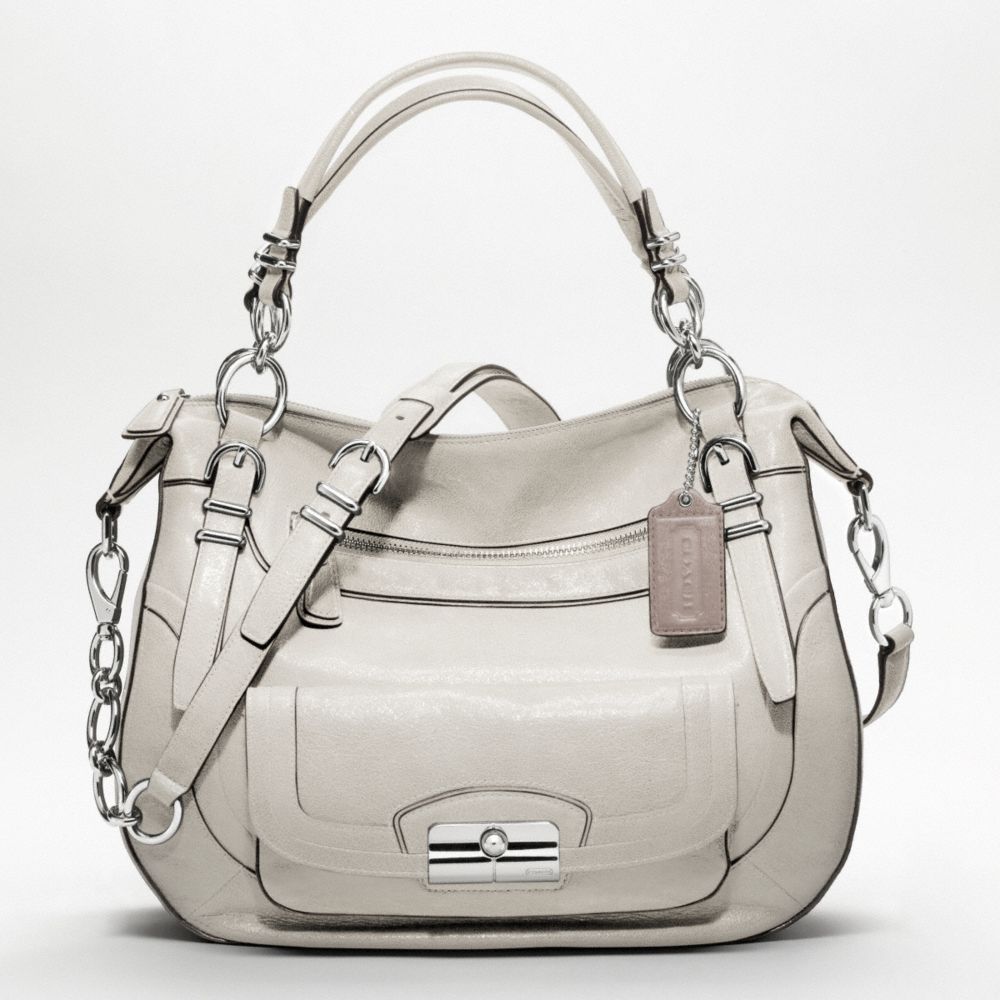 KRISTIN PINNACLE LEATHER LAILA ROUND SATCHEL