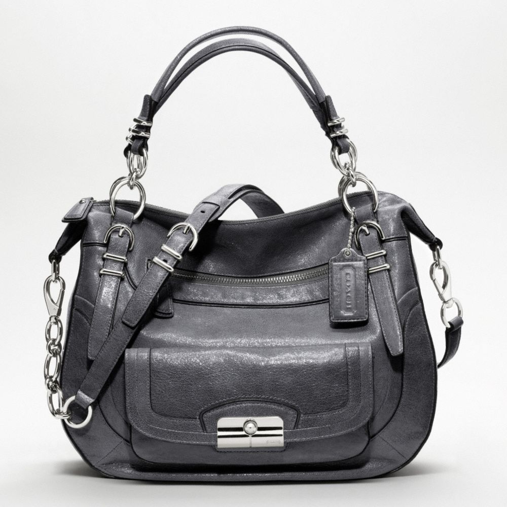 KRISTIN PINNACLE LEATHER LAILA ROUND SATCHEL