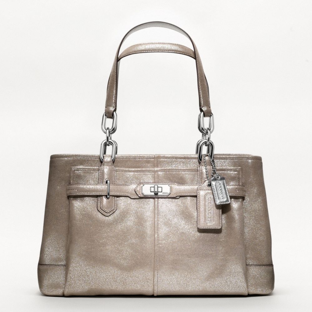 CHELSEA METALLIC LEATHER JAYDEN CARRYALL