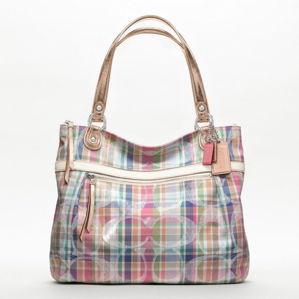 POPPY MADRAS GLAM TOTE