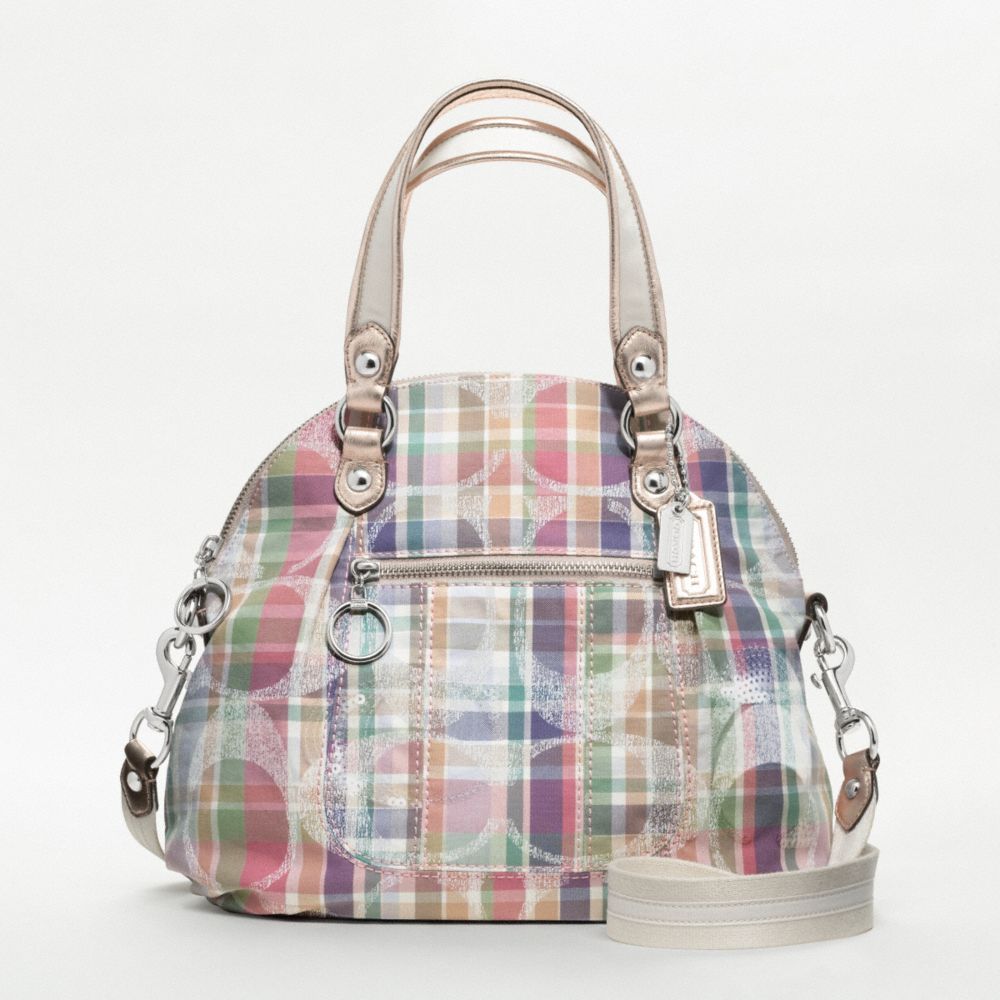 POPPY MADRAS FOLDOVER CROSSBODY