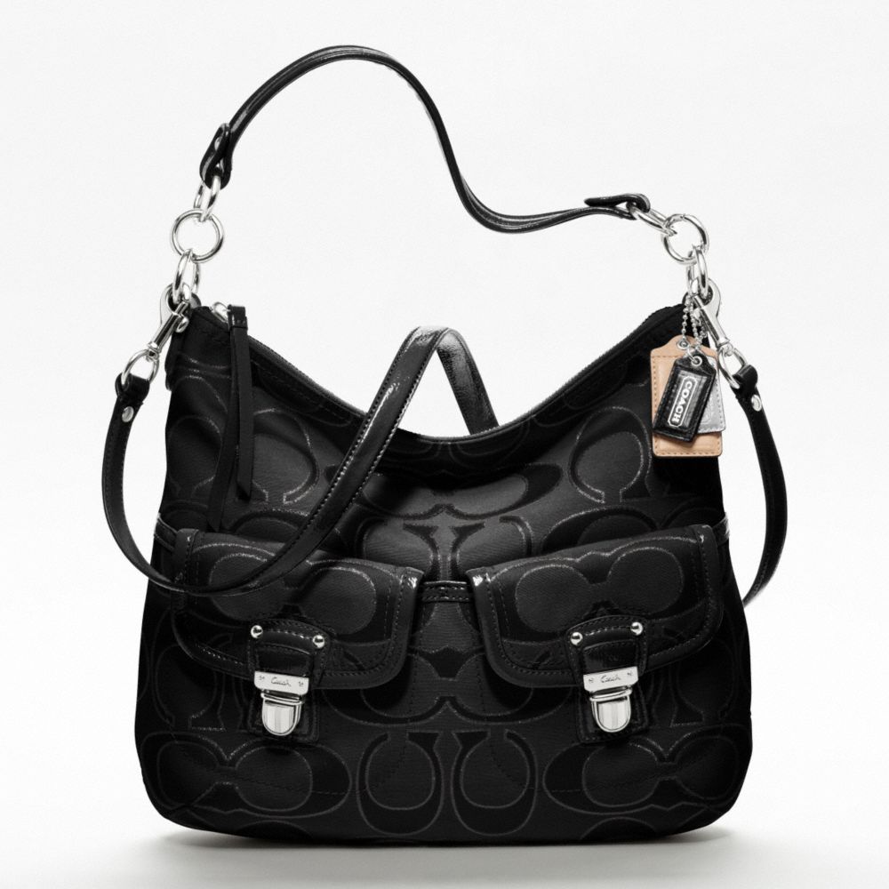 coach hobo silver