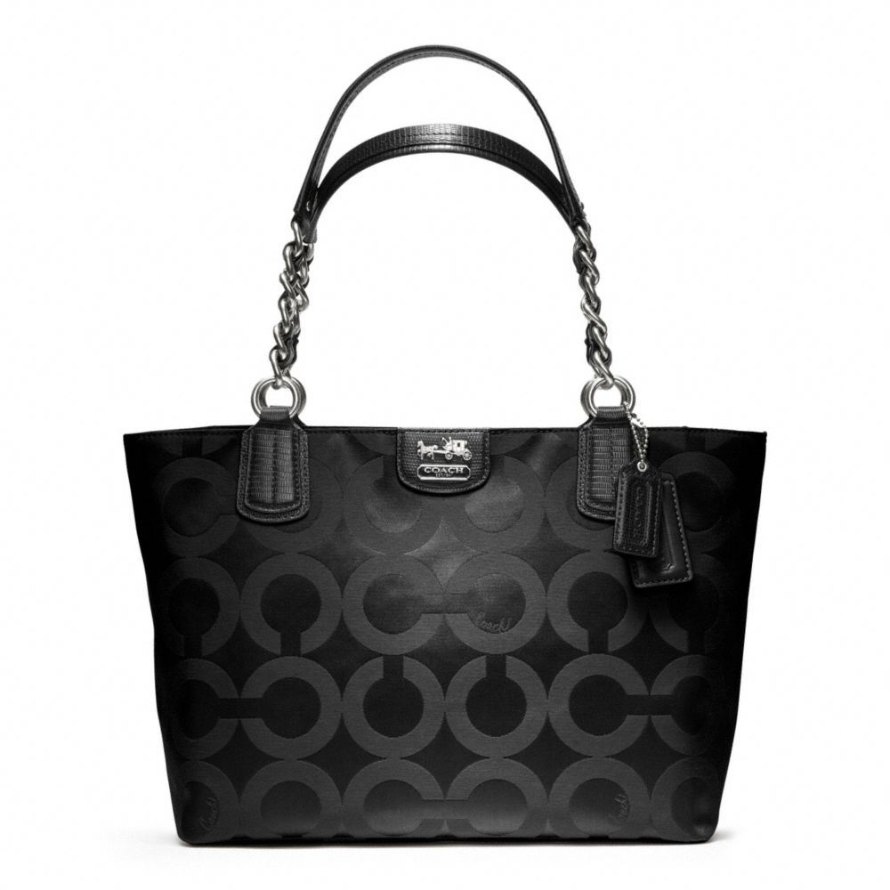 MADISON OP ART SATEEN TOTE