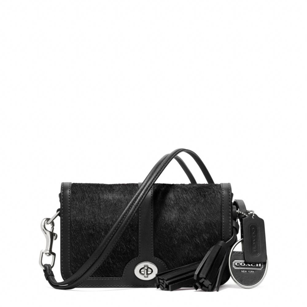 LEGACY HAIRCALF POCKET PENNY SHOULDER PURSE