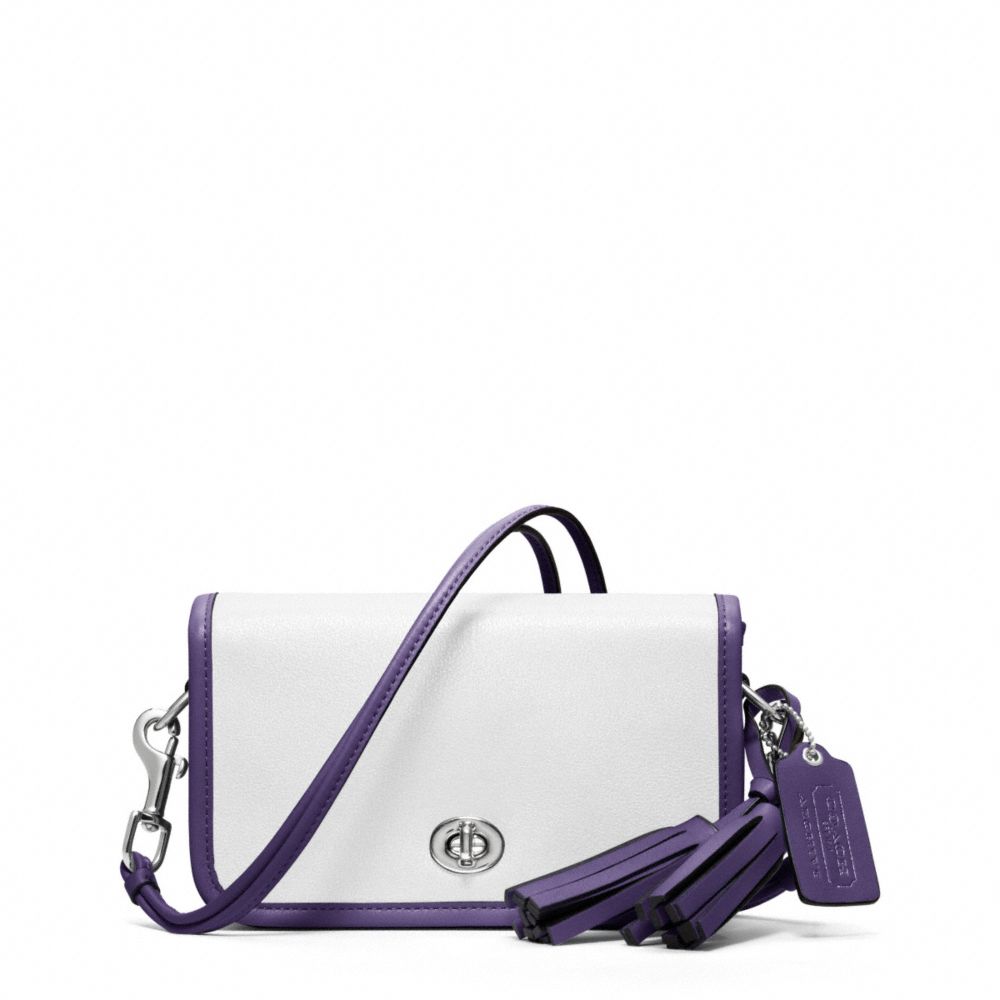 LEGACY ARCHIVAL TWO TONE LEATHER PENNY SHOULDER PURSE