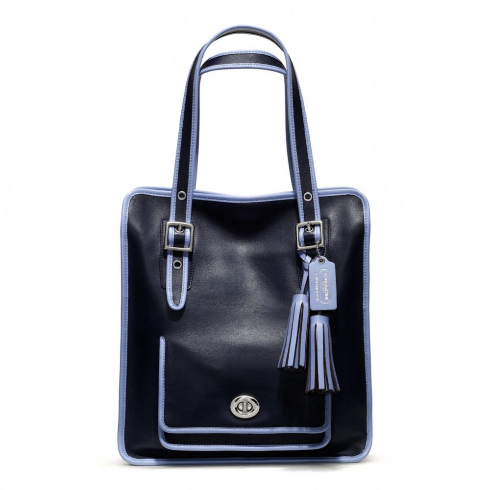 LEGACY ARCHIVAL TWO TONE LEATHER MAGAZINE TOTE