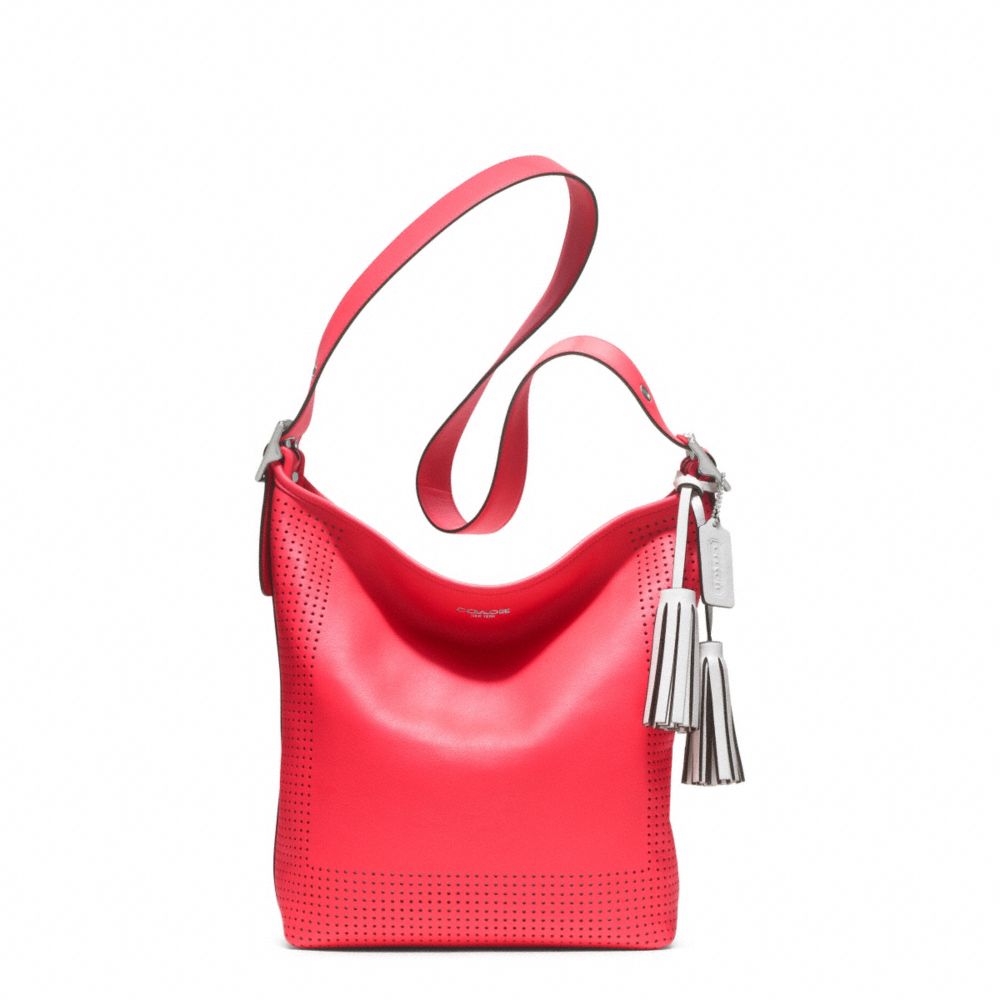 LEGACY PERFORATED LEATHER DUFFLE
