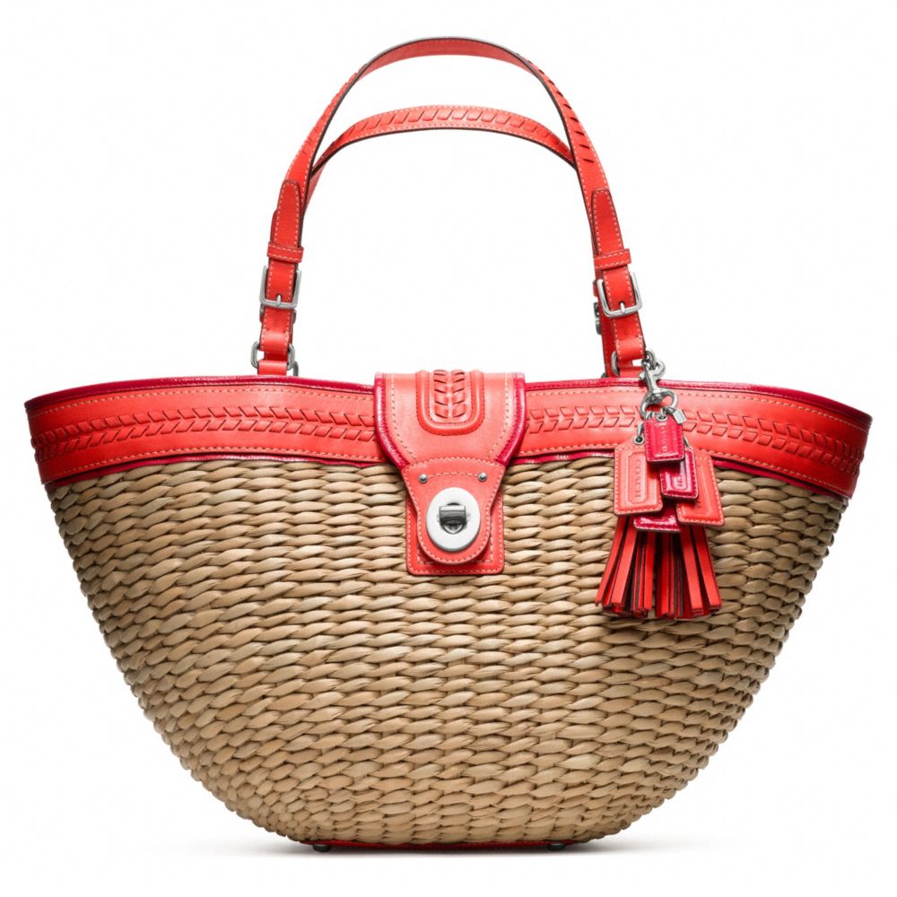 STRAW EDITORIAL XL TOTE