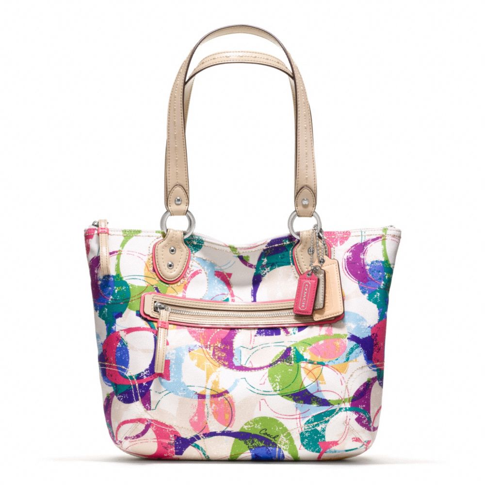 POPPY STAMPED C SMALL TOTE