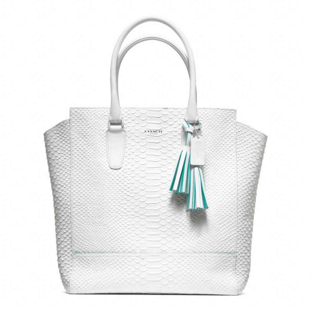 LEGACY CONTRAST EDGE PYTHON NORTH/SOUTH TANNER TOTE