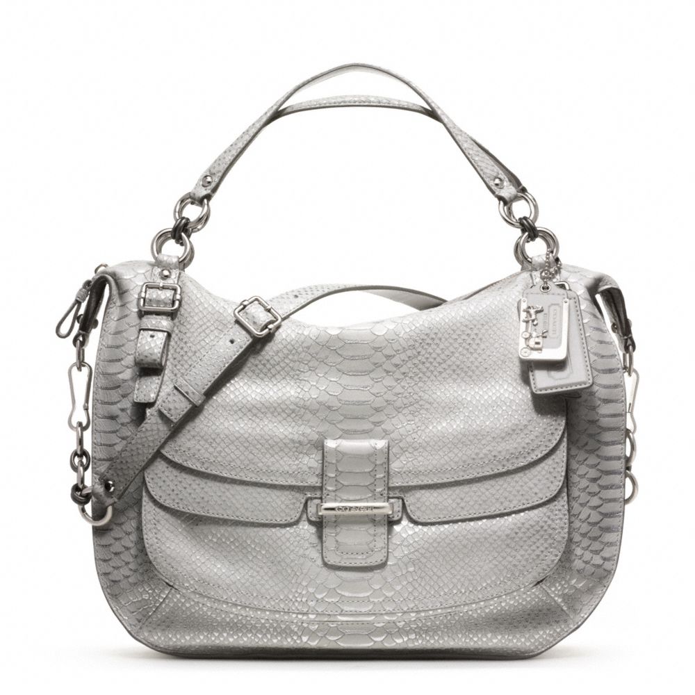 Madison Pinnacle Embossed Metallic Python Eva