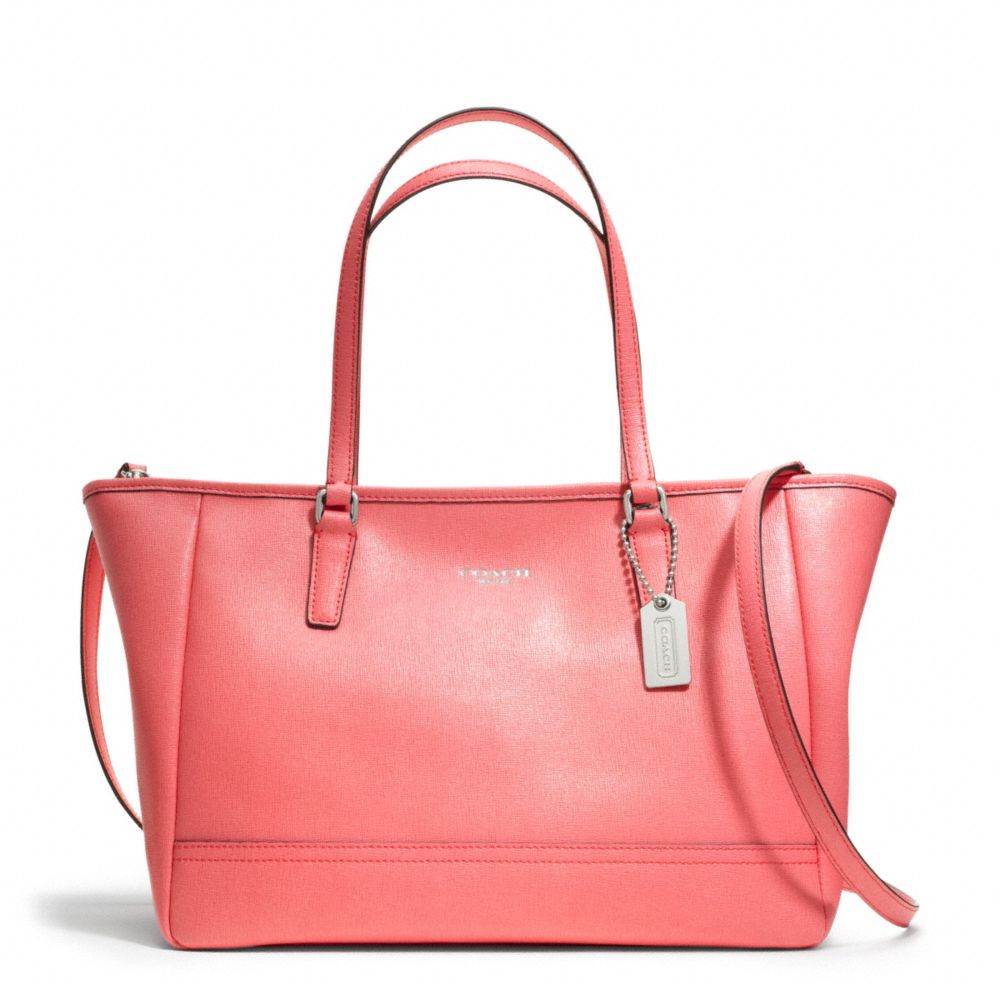 SAFFIANO CROSSBODY CITY TOTE