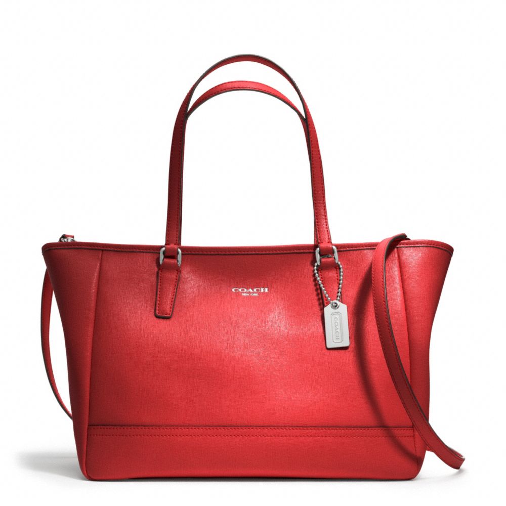 SAFFIANO CROSSBODY CITY TOTE