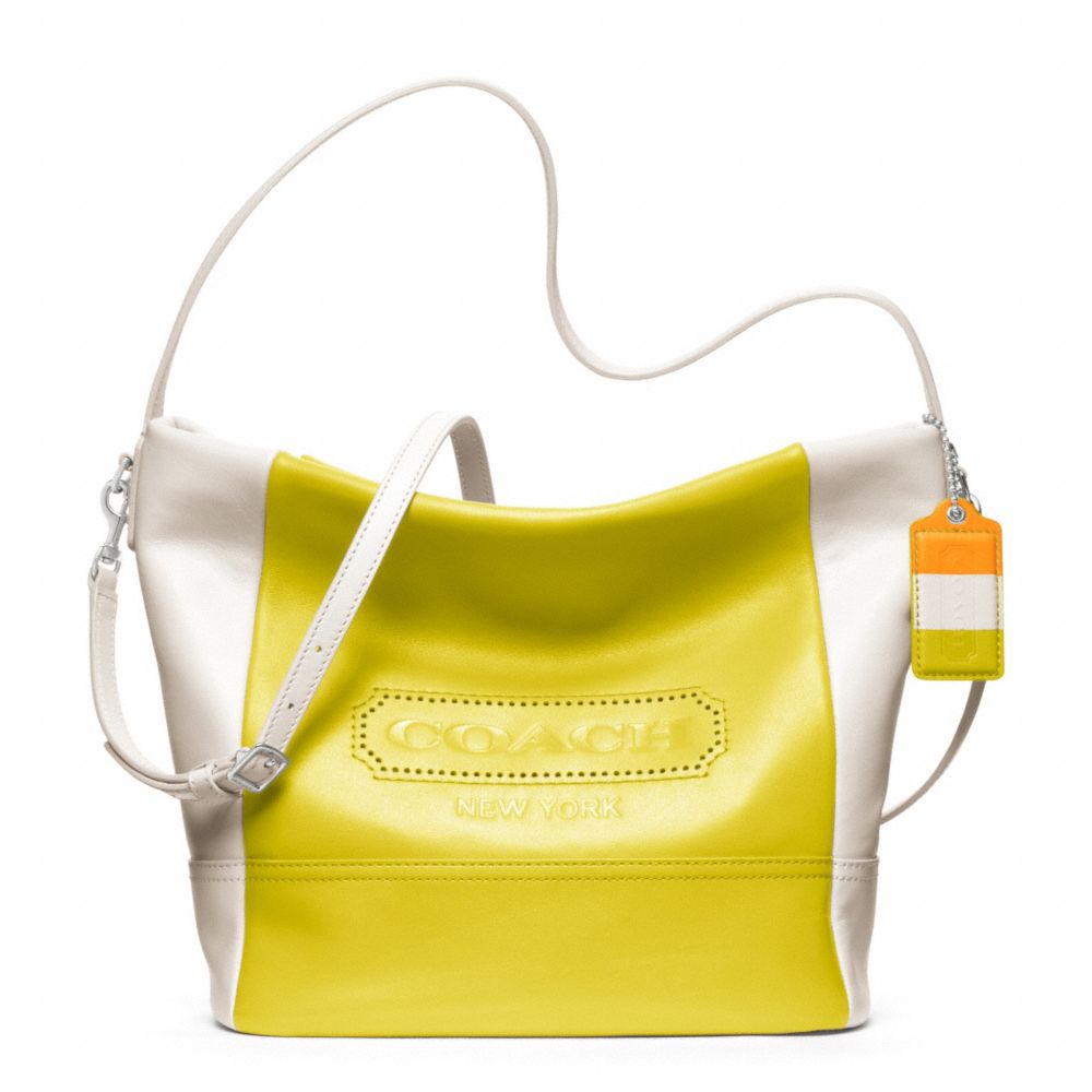 LEGACY WEEKEND COLORBLOCK LEATHER SHOULDER BAG