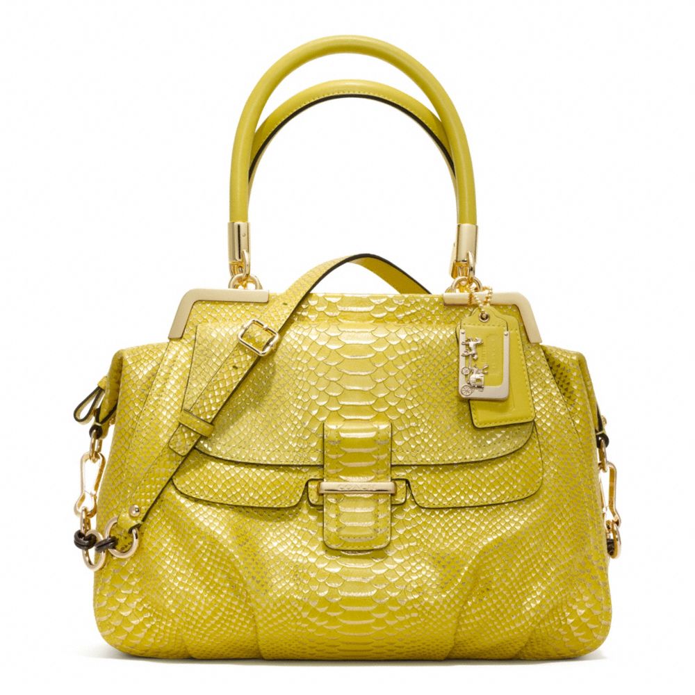 MADISON PINNACLE EMBOSSED METALLIC PYTHON LILLY
