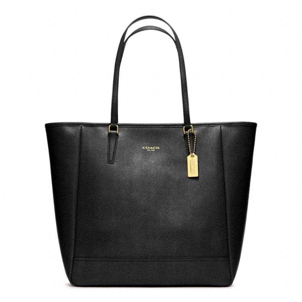 SAFFIANO NORTH/SOUTH CITY TOTE