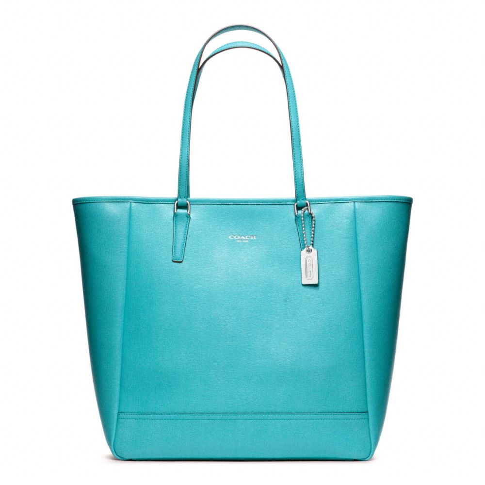SAFFIANO NORTH/SOUTH CITY TOTE