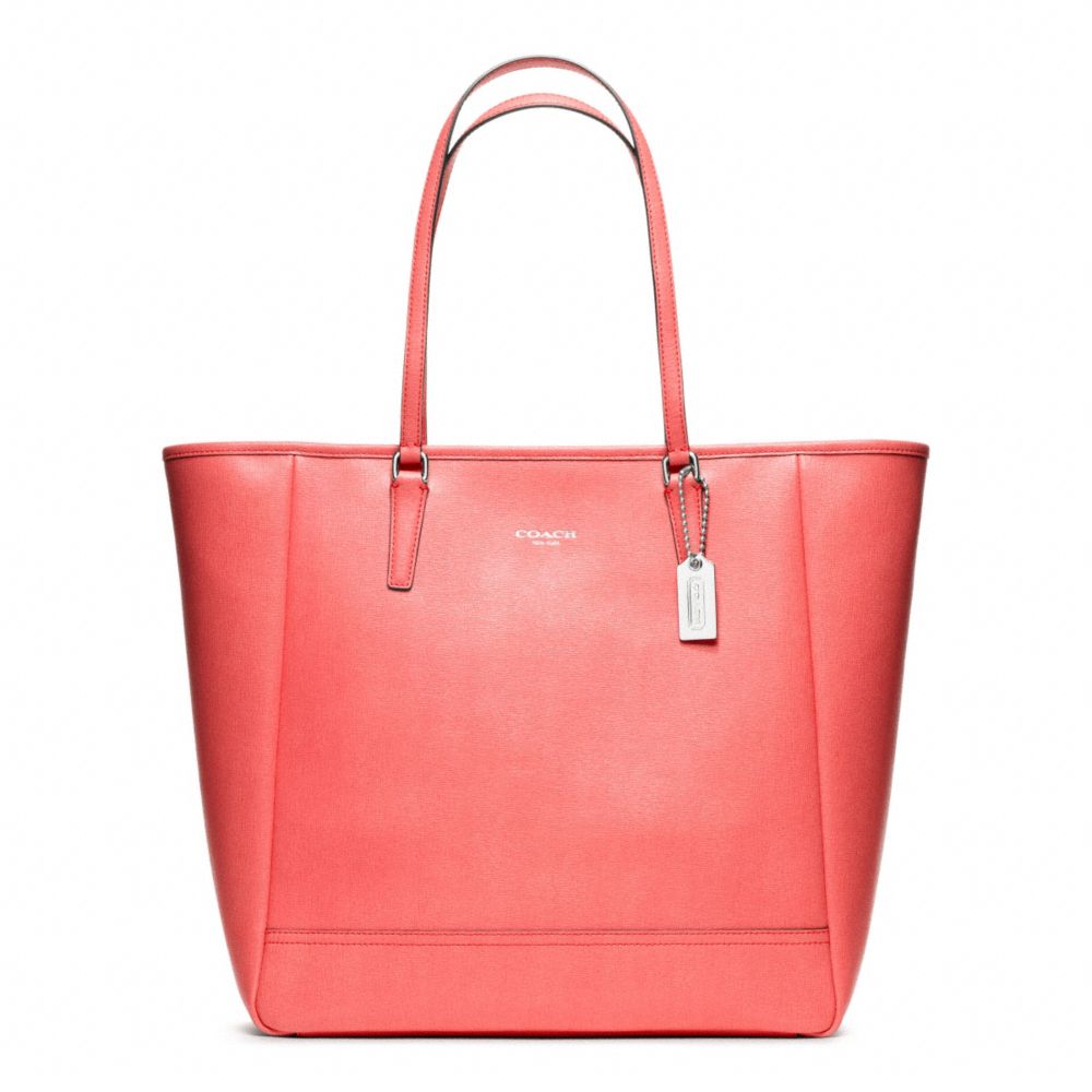 SAFFIANO NORTH/SOUTH CITY TOTE