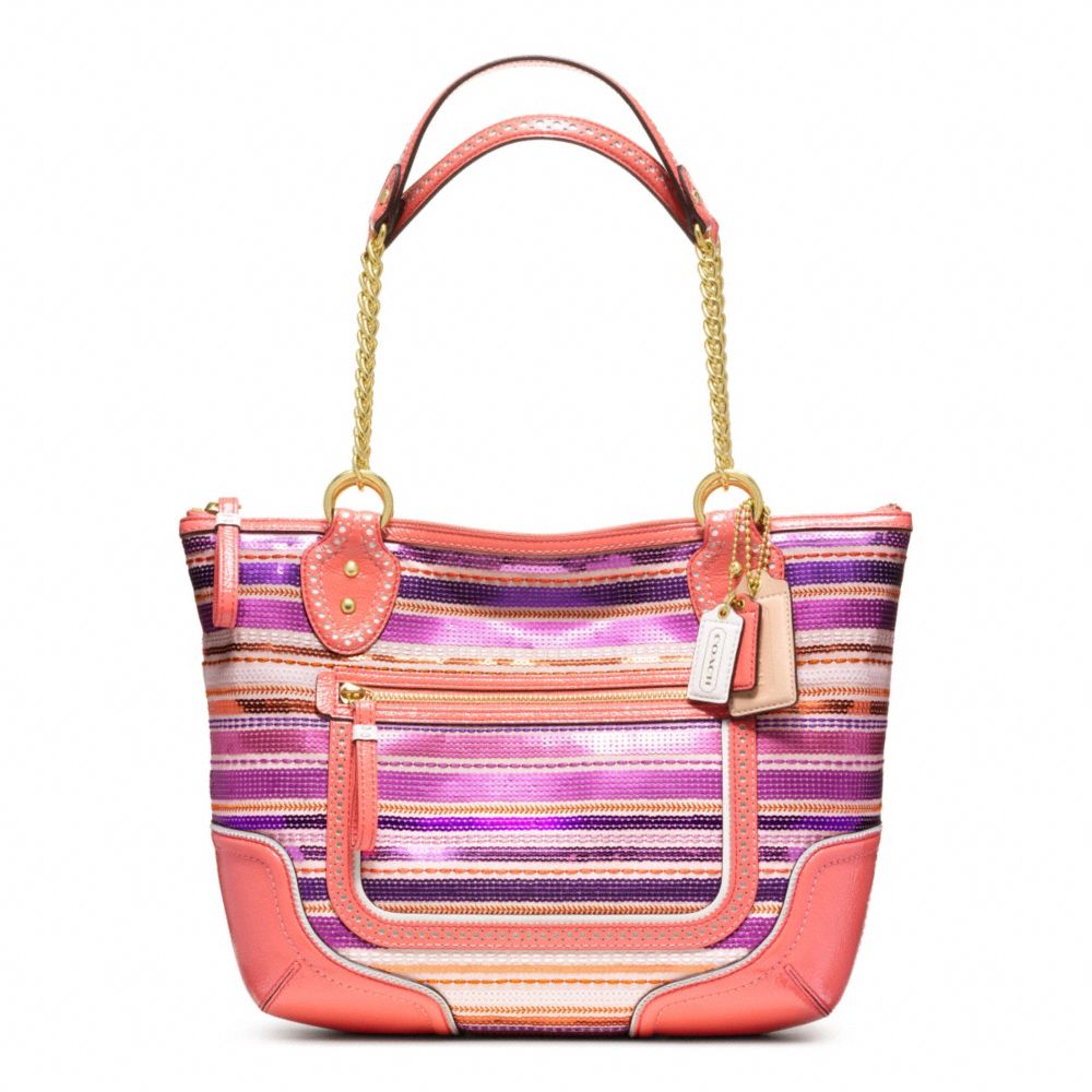 POPPY SEQUIN SMALL CHAIN TOTE