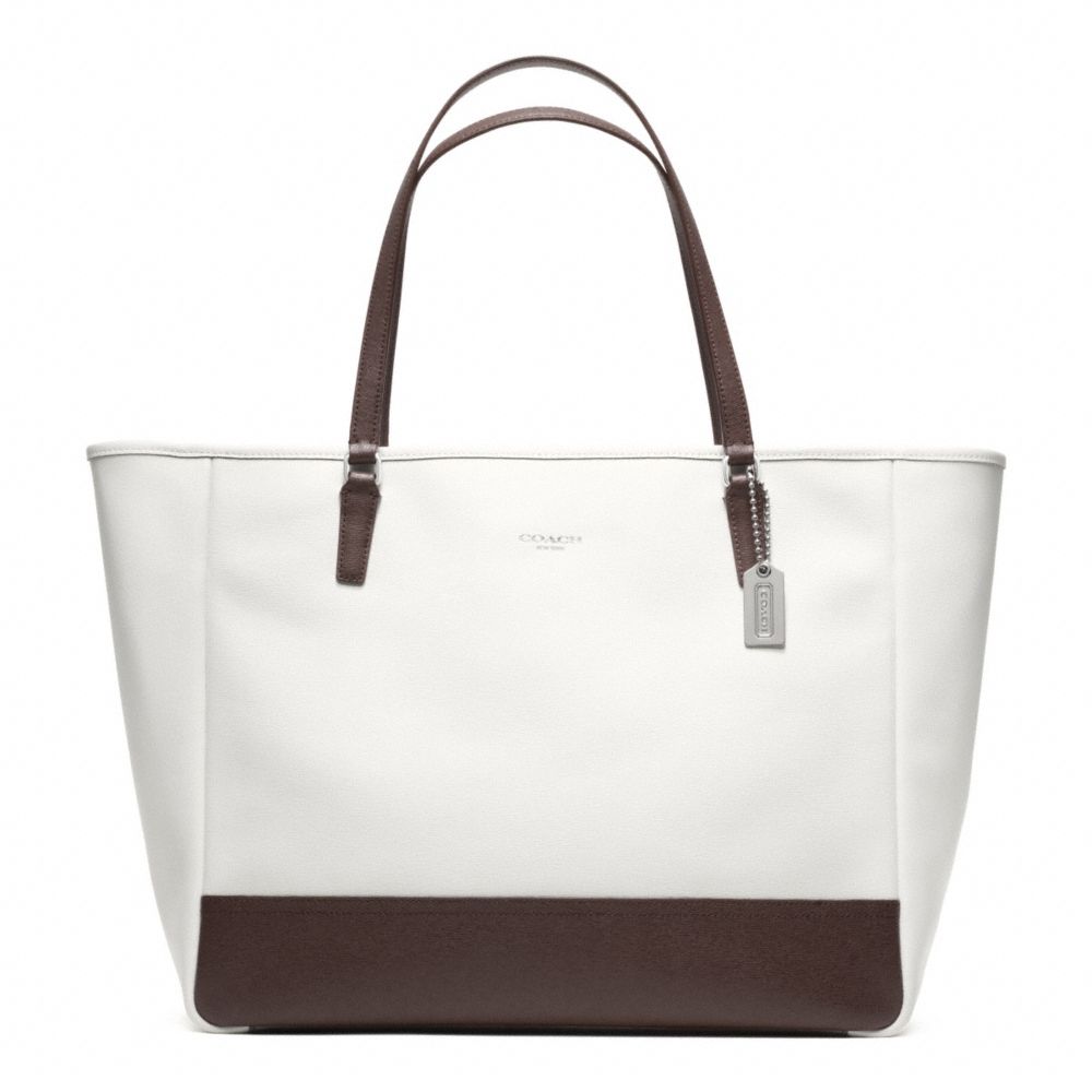 SAFFIANO COLORBLOCK LARGE CITY TOTE