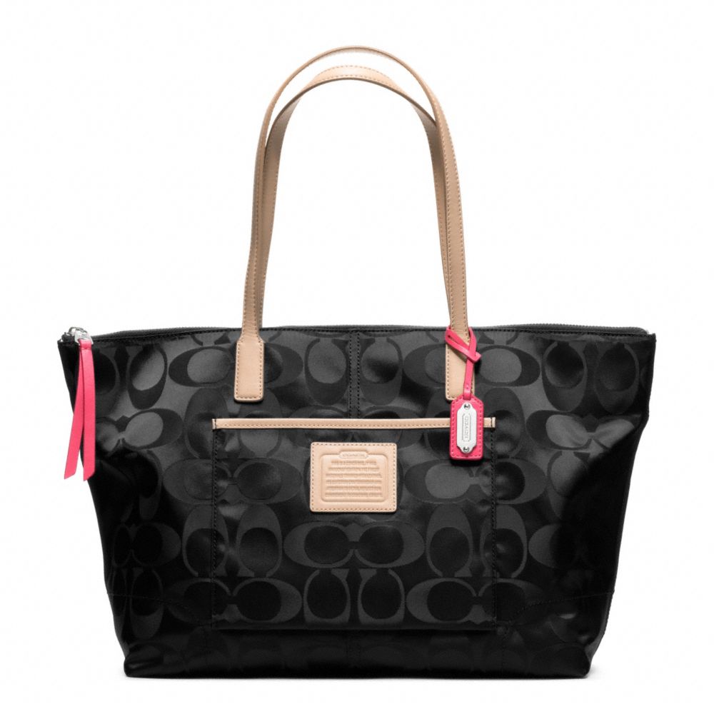 LEGACY WEEKEND SIGNATURE NYLON EAST/WEST ZIP TOP TOTE