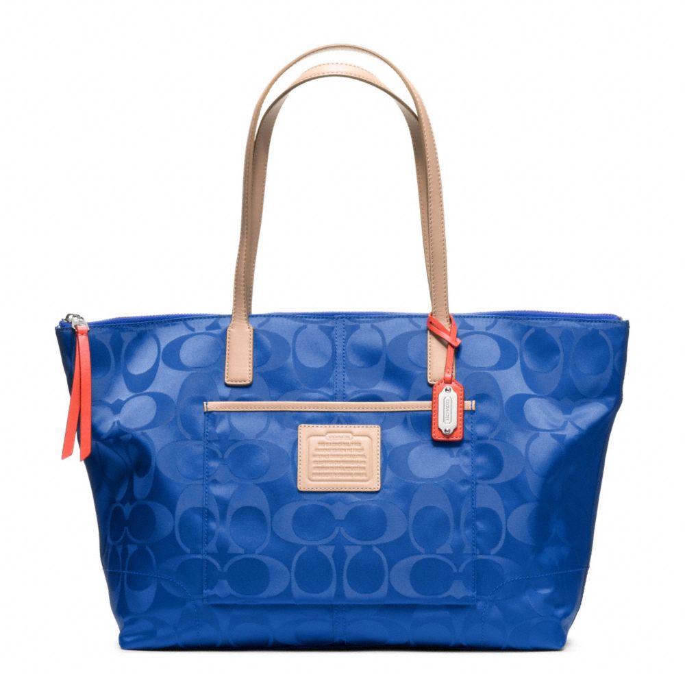 LEGACY WEEKEND SIGNATURE NYLON EAST/WEST ZIP TOP TOTE