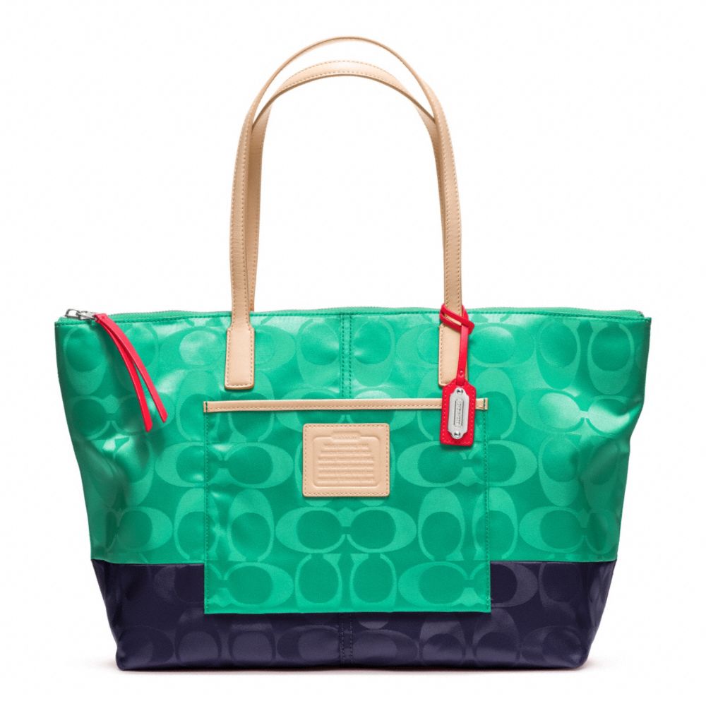 LEGACY WEEKEND SIGNATURE COLORBLOCK NYLON EAST/WEST TOTE