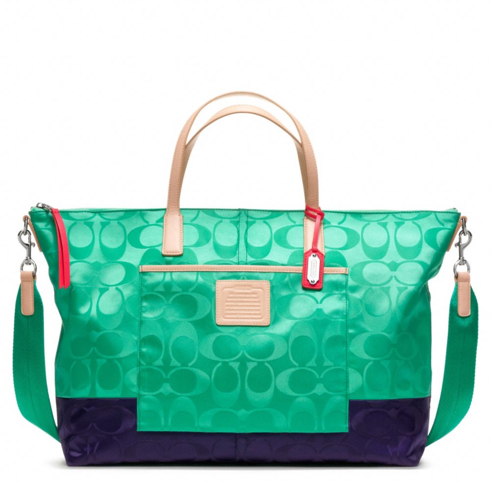 LEGACY WEEKEND SIGNATURE COLORBLOCK NYLON WEEKENDER TOTE
