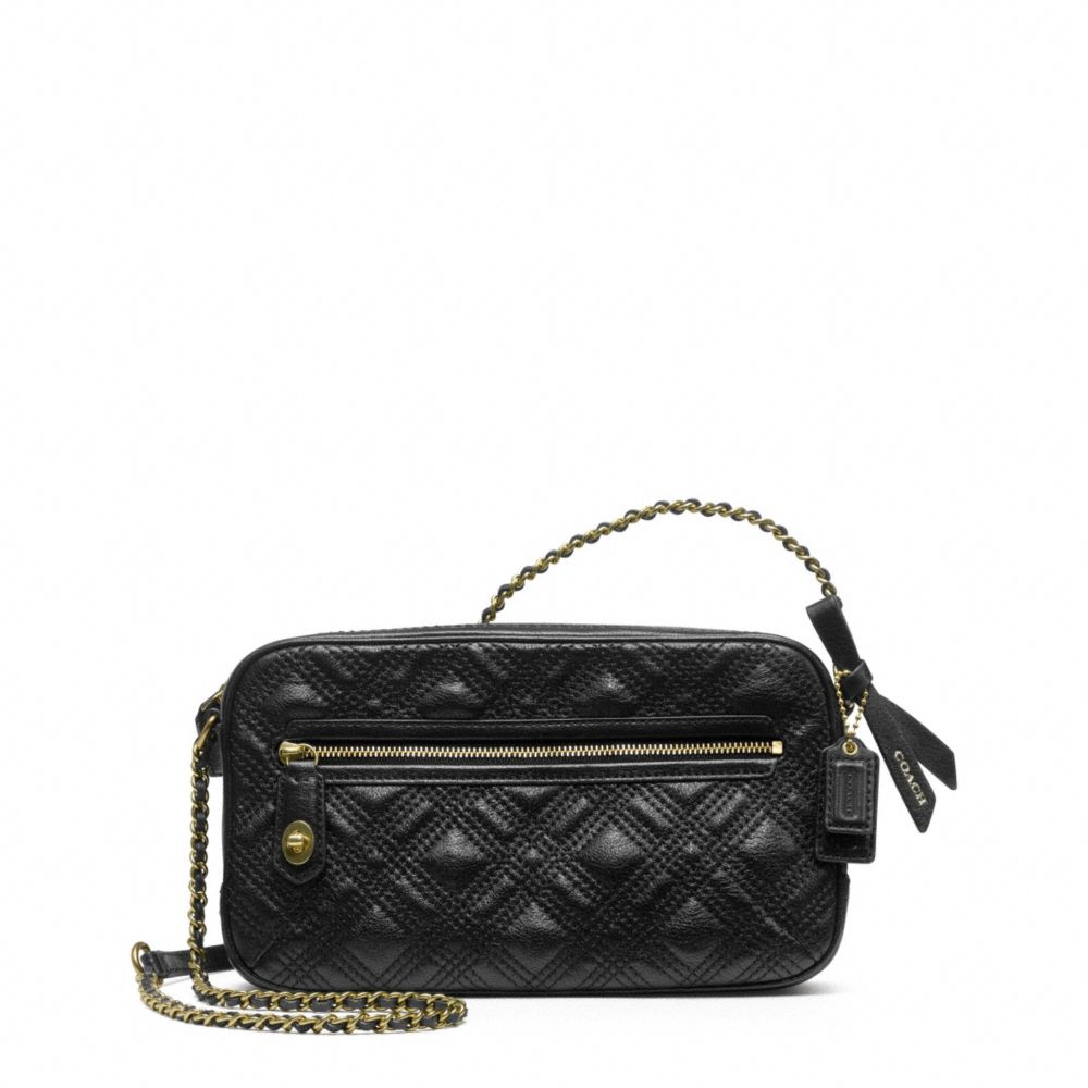 POPPY  LEATHER CHAIN FLIGHT BAG